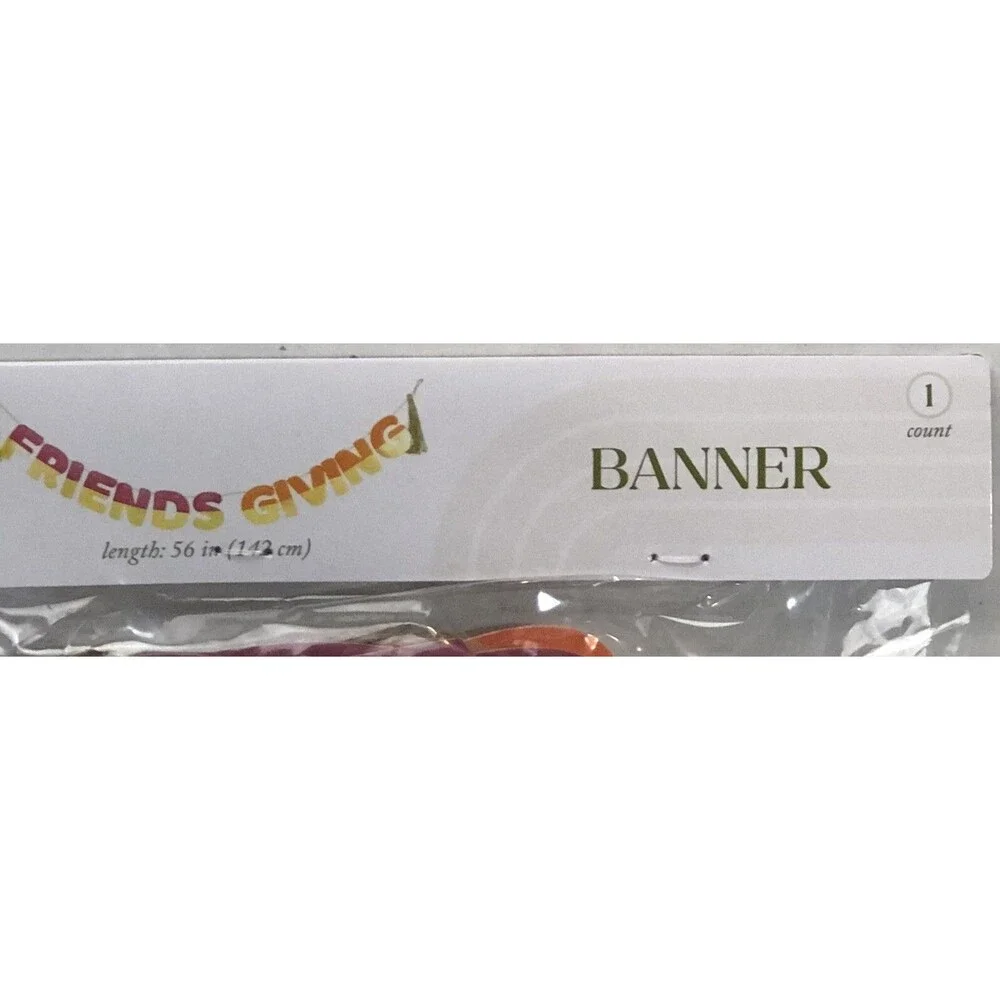 Friendsgiving Party Decorations, Friendsgiving Banner 56”
